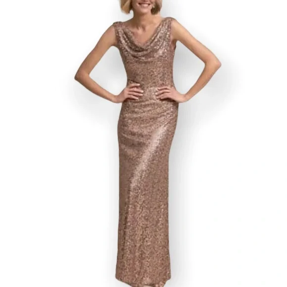 bhldn rose gold dress BHLDN rose gold lace dress